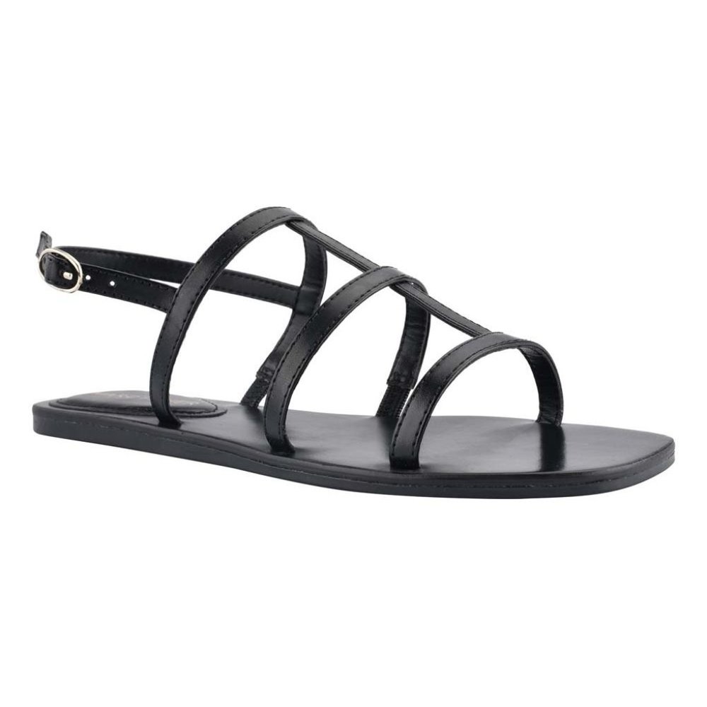 NEW Marc Fisher sandals Black Bytina vegan leather Sandal size 7.5